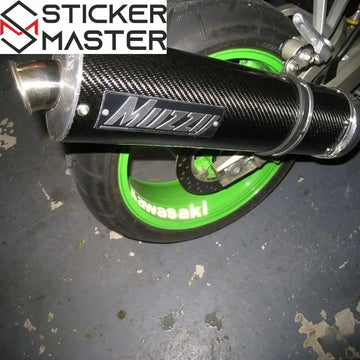 Kawasaki Jant Sticker | 8'li İç Kenar Logo Seti | Sticker Master