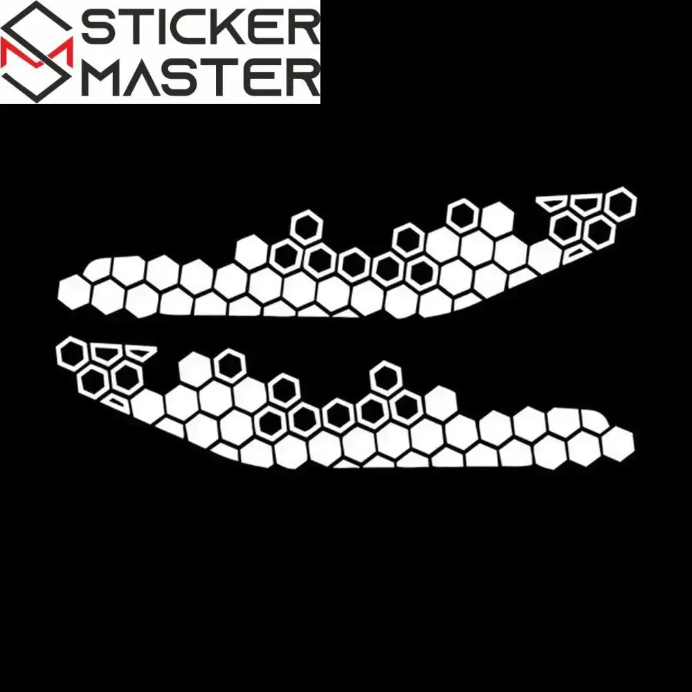 Sticker Master Motosiklet Bal Peteği Desenli Sticker Seti - Dekoratif Etiket - Sticker Master