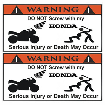 Sticker Master Honda'ma Dokunma Sticker Motor Çıkartma Etiket 15 Cm 2 Adet Sticker Master