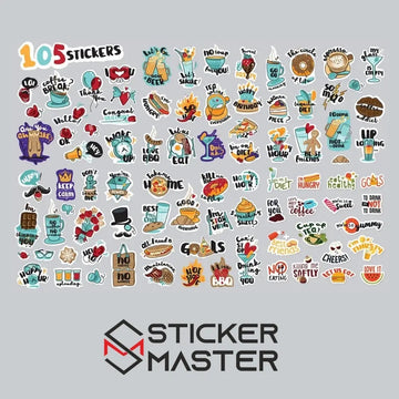 105 Adet Yılbaşı Christmas Graffiti JDM Araba Stickers Motor Bisiklet Laptop Sticker Etiket Çıkartma Sticker Master