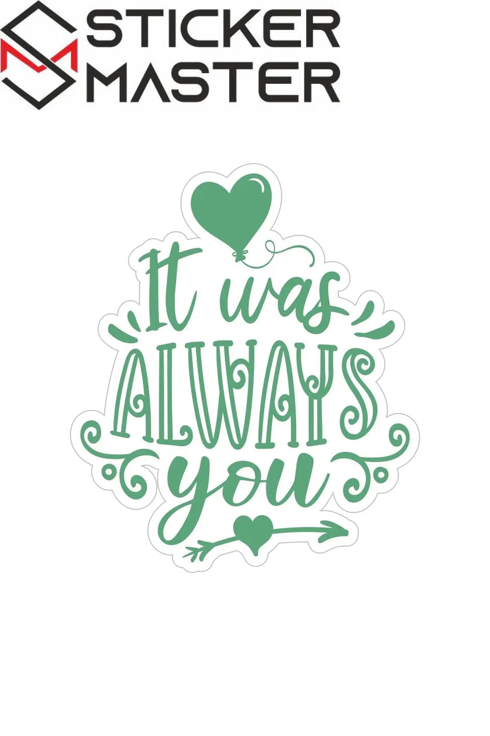 Sticker Master Sticker Oto Romantik Love Aşk Laptop Motor 10 Adet 10 Cm