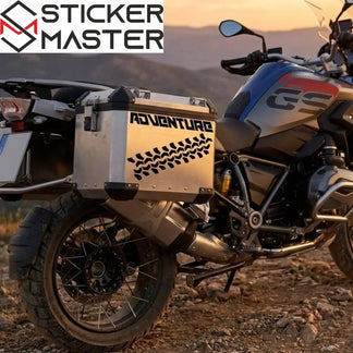 BMW Adventure Çanta Sticker: Lastik İzi Dekalı | Sticker Master