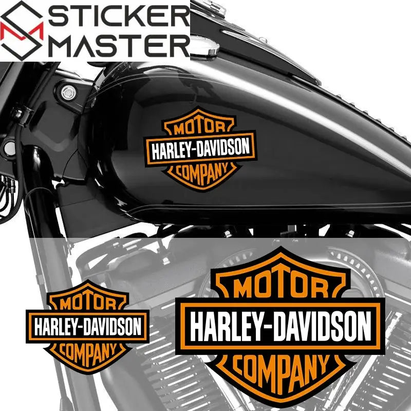 Harley Davidson Sticker Seti (2 Adet) | Bar & Shield Depo ve Kask Logosu Sticker Master