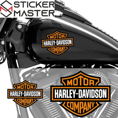 Harley Davidson Sticker Seti (2 Adet) | Bar & Shield Depo ve Kask Logosu Sticker Master