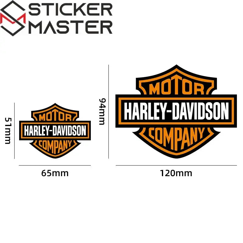 Harley Davidson Sticker Seti (2 Adet) | Bar & Shield Depo ve Kask Logosu Sticker Master