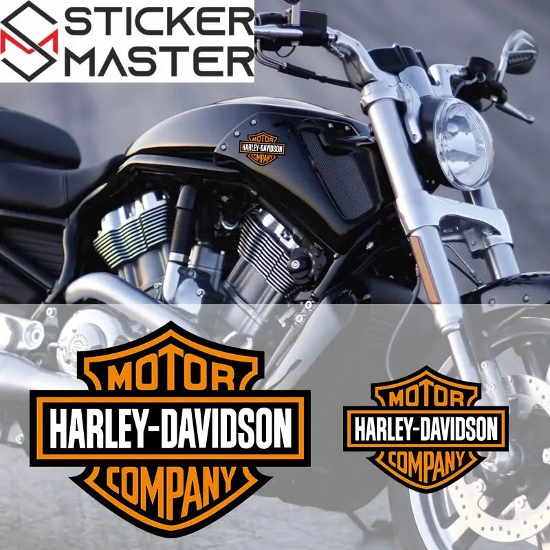Harley Davidson Sticker Seti (2 Adet) | Bar & Shield Depo ve Kask Logosu Sticker Master