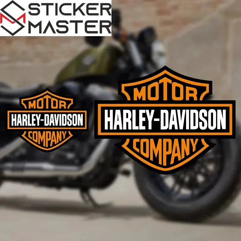 Harley Davidson Sticker Seti (2 Adet) | Bar & Shield Depo ve Kask Logosu Sticker Master
