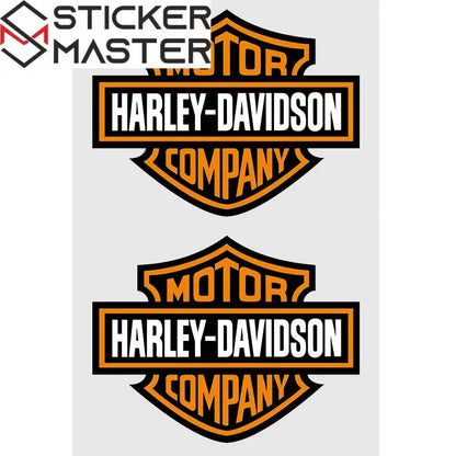 Harley Davidson Sticker Seti (2 Adet) | Bar & Shield Depo ve Kask Logosu Sticker Master