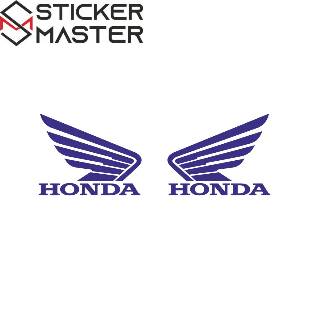 Honda Kanat Logo Sticker - Depo ve Grenaj Uyumlu (2 Adet) - Tüm Renkler Sticker Master