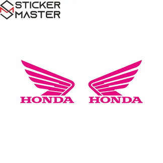 Honda Kanat Logo Sticker - Depo ve Grenaj Uyumlu (2 Adet) - Tüm Renkler Sticker Master