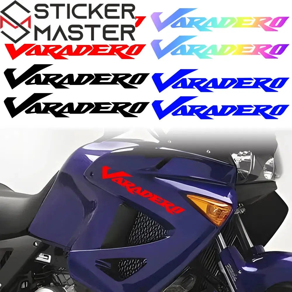 Sticker Master Honda Varadero XL125 XL1000 Sticker Seti – Kask, Gövde, Cam Uyumlu Etiket Takımı - Sticker Master