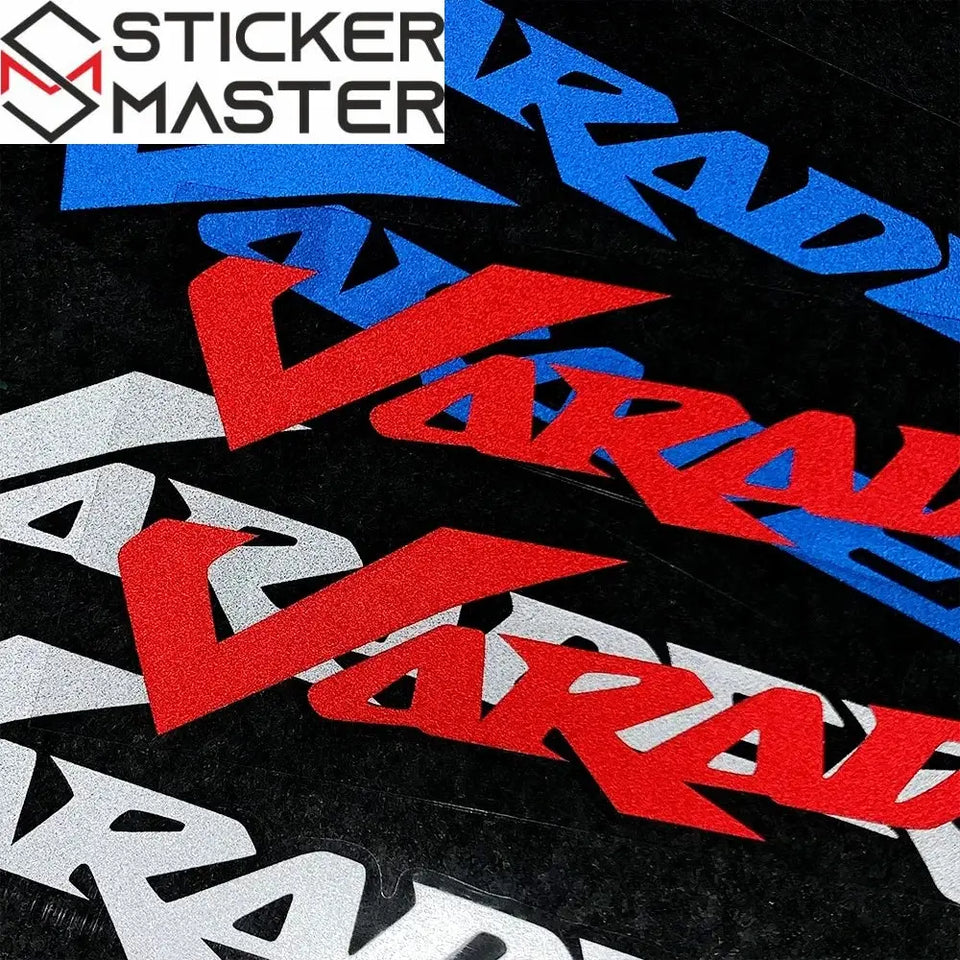 Sticker Master Honda Varadero XL125 XL1000 Sticker Seti – Kask, Gövde, Cam Uyumlu Etiket Takımı - Sticker Master