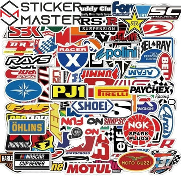 100 Adet JDM Graffiti Racing Araba Modifiye Sticker Seti | Sticker Master