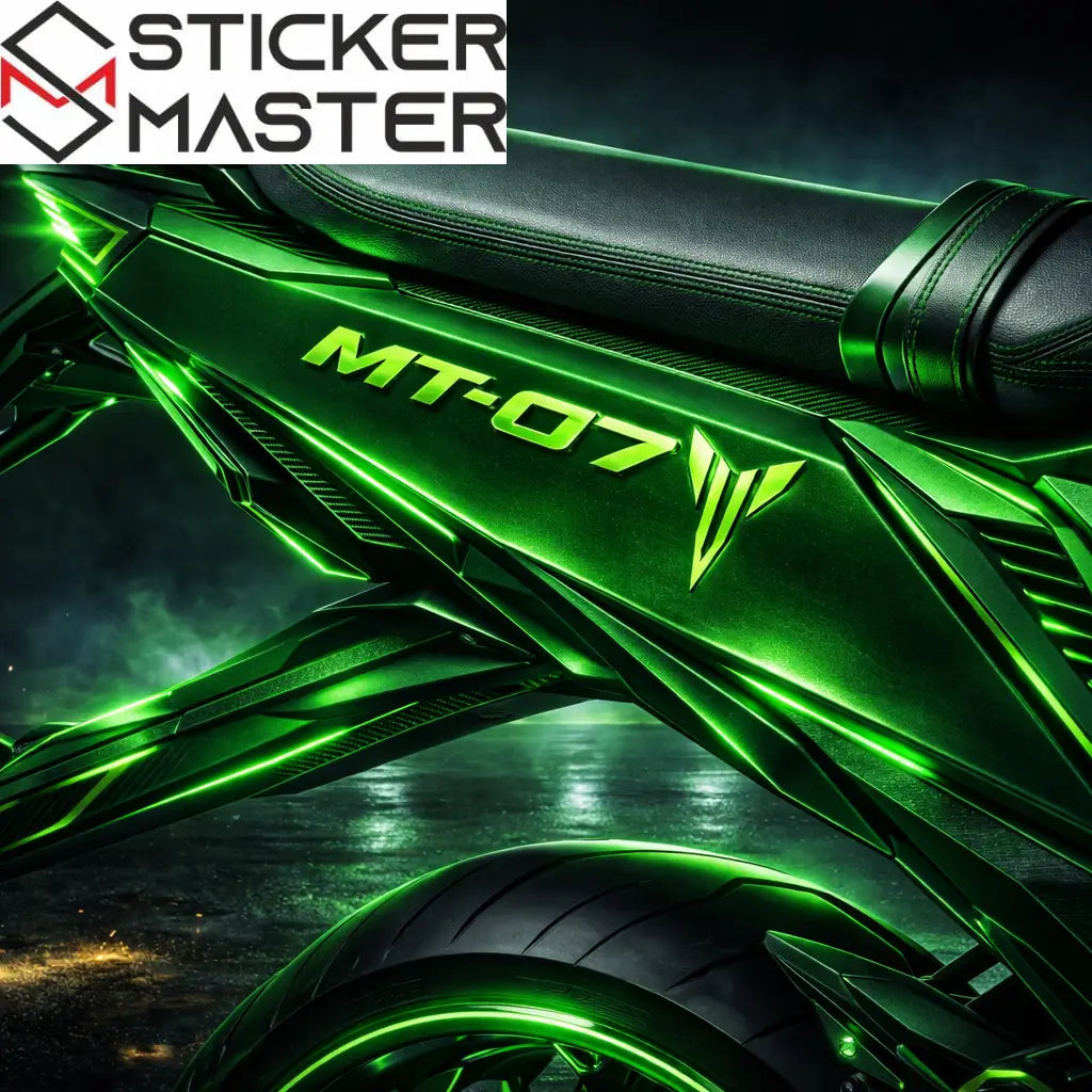 MT-07 Uyumlu Kuyruk Sticker | Yan Grenaj Çıkartması Takımı Sticker Master