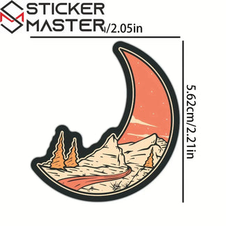 Sticker Master Adventure Su Geçirmez Vinil Çıkartmalar Su Şişeleri, Dizüstü Bilgisayarlar, Kamp Ekipmanları, Seyahat, Yürüyüş, Doğa, Açık Hava, Yetişkinler ve Gençler İçin Çıkartma Paketi - Sticker Master