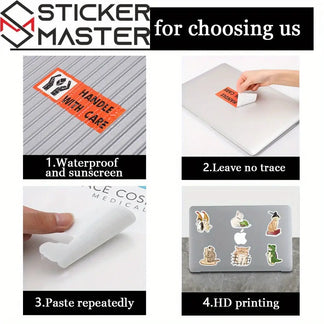 Sticker Master Marvel & Avengers Süper Kahraman Sticker Seti (50 Adet) | Su Geçirmez Çıkartmalar - Sticker Master