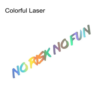 NO RISK NO FUN Motivasyon Araba Stickerı | Sticker Master Sticker Master