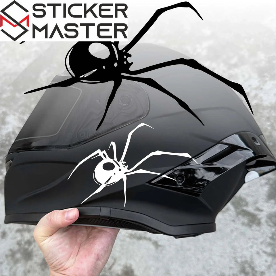 Örümcek Sticker | Black Widow Kask ve Depo Decal Seti (İkili Paket) Sticker Master