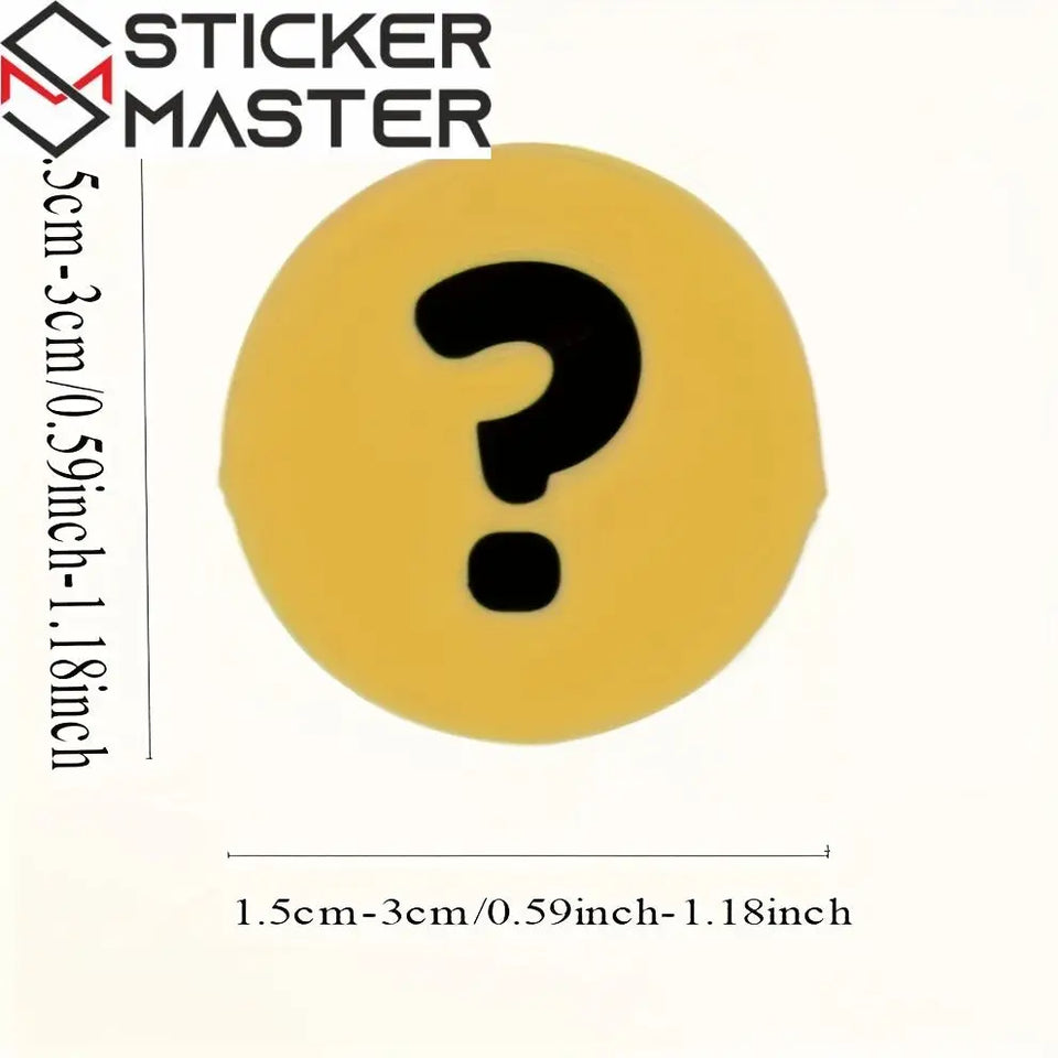 Sticker Master Rick and Morty Boyutlararası Sticker Seti (50 Adet) | Su Geçirmez Çizgi Dizi Çıkartmaları - Sticker Master