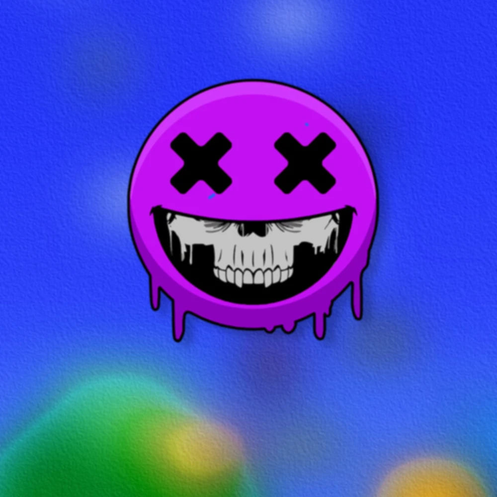 Mor Kuru Kafa Motosiklet Sticker | Eğlenceli Tasarım Çıkartma Sticker Master