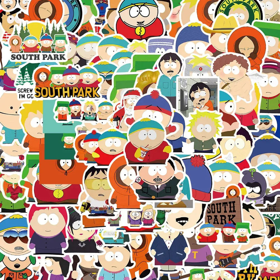 South Park Sticker Seti 100 Adet - Laptop Araba Etiket| Sticker Master Sticker Master