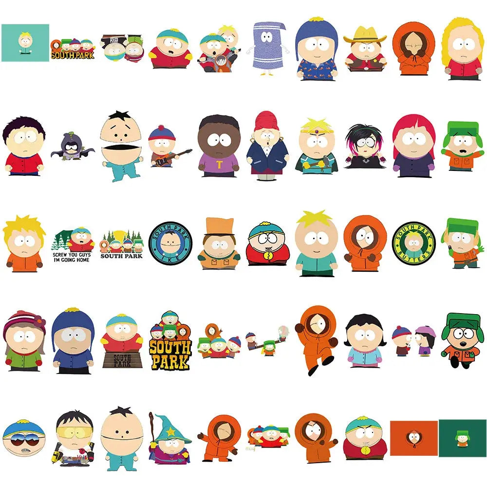 South Park Sticker Seti 100 Adet - Laptop Araba Etiket| Sticker Master Sticker Master