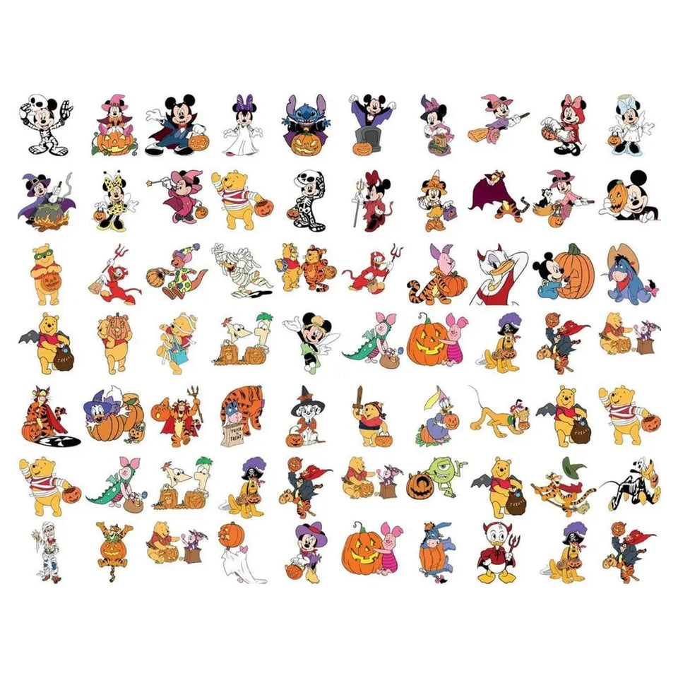 Sticker Master 70 Adet Karikatür Çıkartma Paketi – Su Geçirmez Vinil Sticker Seti, Laptop, Kaykay, Valiz, Bisiklet ve Daha Fazlası İçin Sticker Master