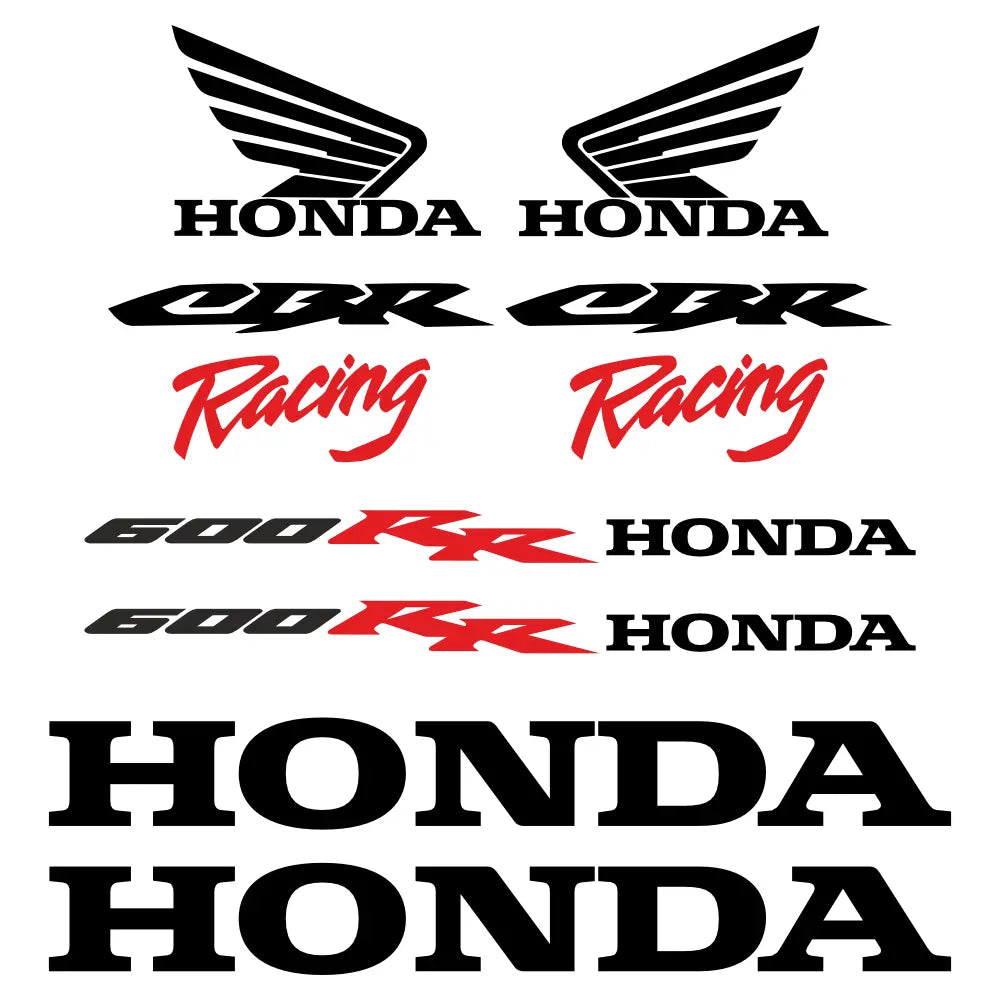 Sticker Master Cbr 600RR Sticker Set Motor Çıkartma Etiket Sticker Master