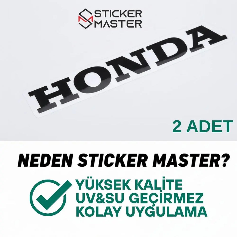 Sticker Master Dio Honda Sticker Set Motor Çıkartma Etiket 2 Adet Sağ ve Sol Sticker Master