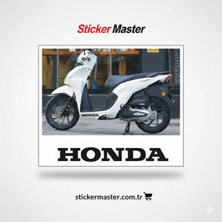 Sticker Master Dio Honda Sticker Set Motor Çıkartma Etiket 2 Adet Sağ ve Sol Sticker Master