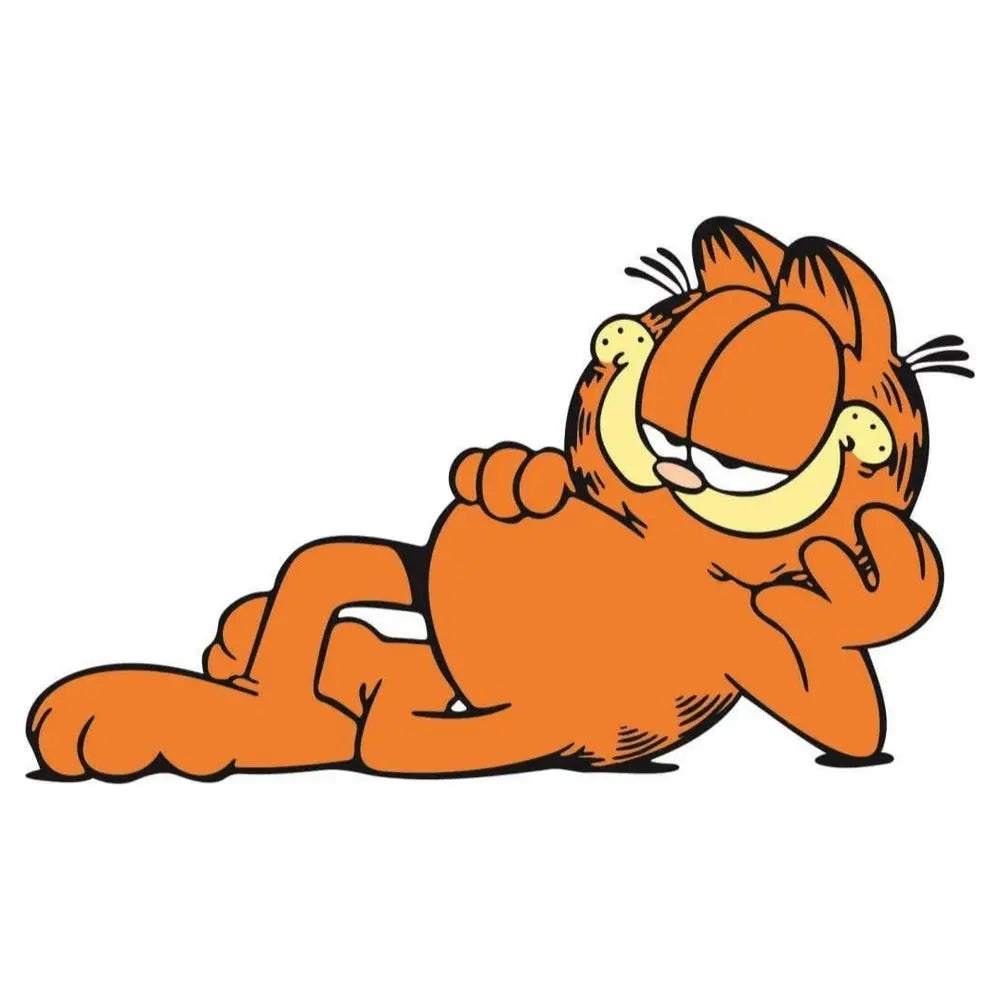 Sticker Master Garfield Motorsiklet,Kask,Laptop,Motor Ve Oto Araç Sticker 13X8 Cm Sticker Master