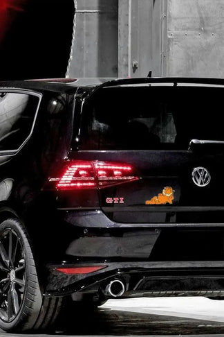 Sticker Master Garfield Motorsiklet,Kask,Laptop,Motor Ve Oto Araç Sticker 13X8 Cm Sticker Master