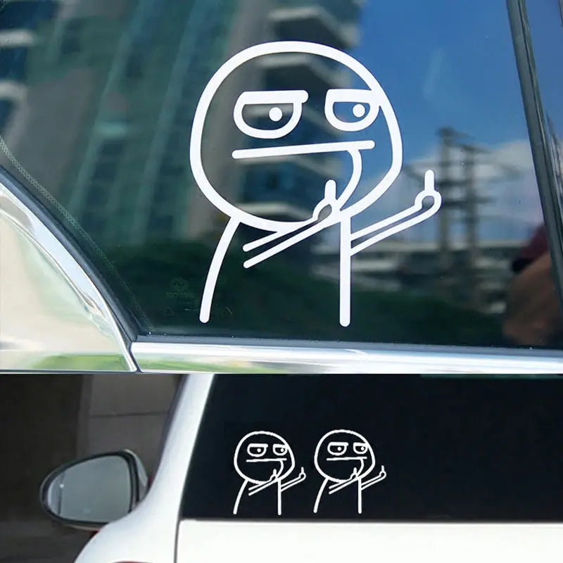 Sticker Master Komik Meme Araba Stickerı (Despise) Sticker Master