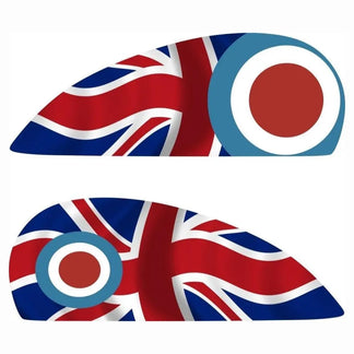 Vespa İngiltere Bayrağı Yan Kaporta Sticker | Sticker Master Sticker Master